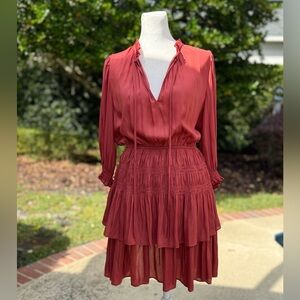 Maje Silk Mini Dress